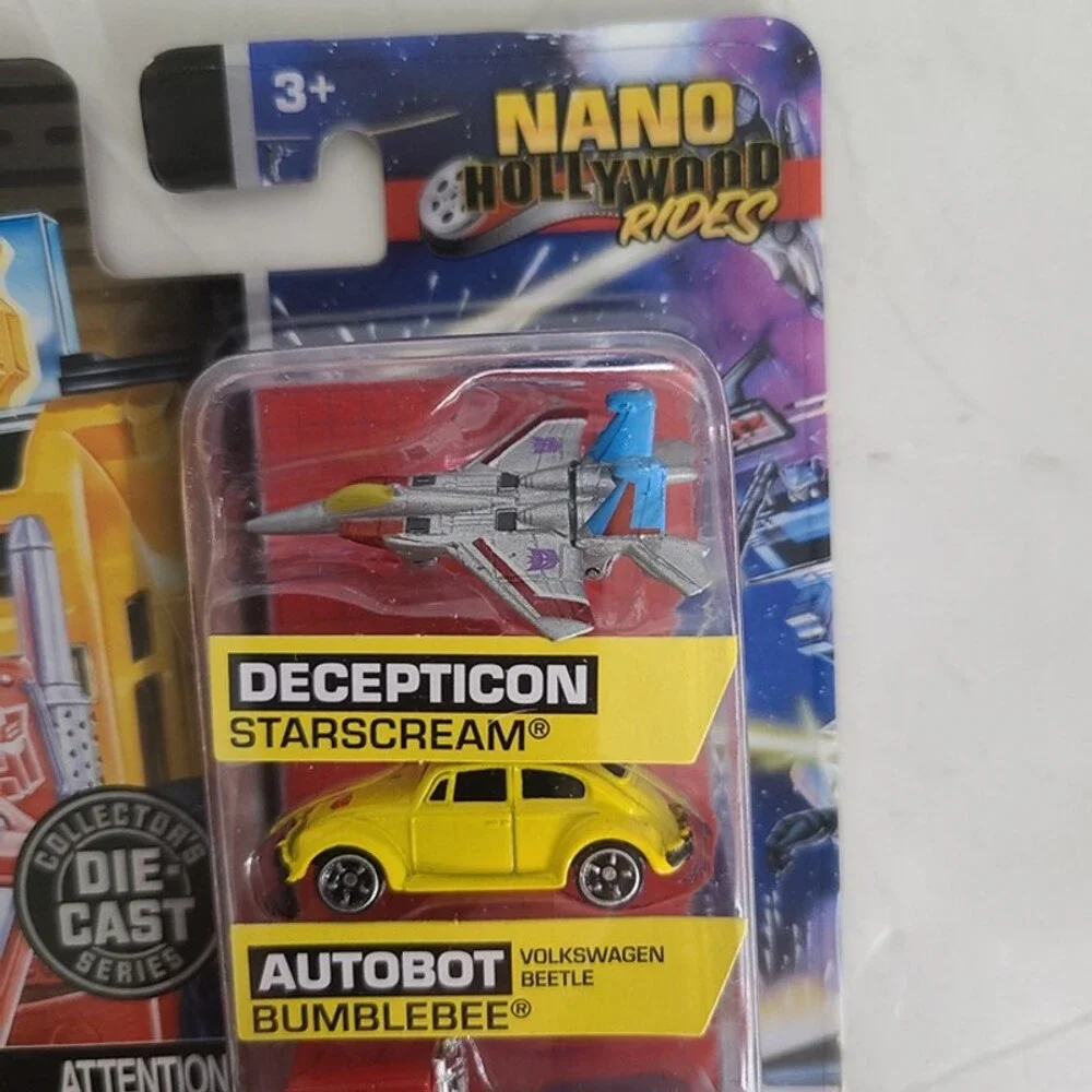 Nano Hollywood Rides Transformers Optimus Prime Bumblebee Starscream